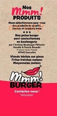 Mmmburger — carte page 5