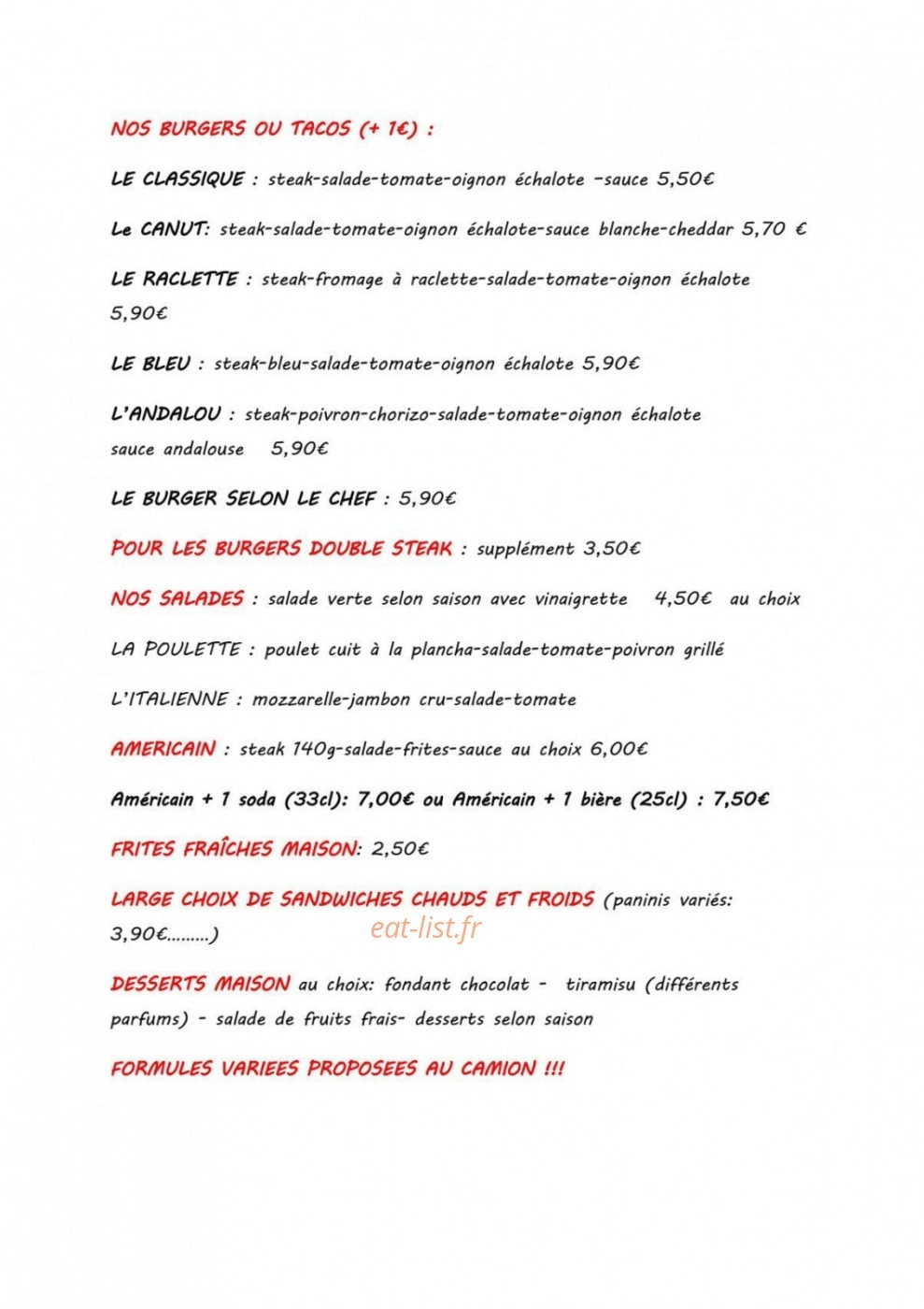 Mon Truck À Moi — carte page 2