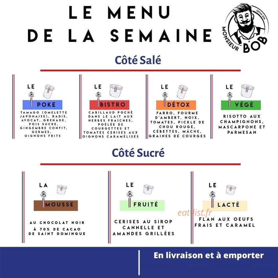 Monsieur Bob — carte page 1