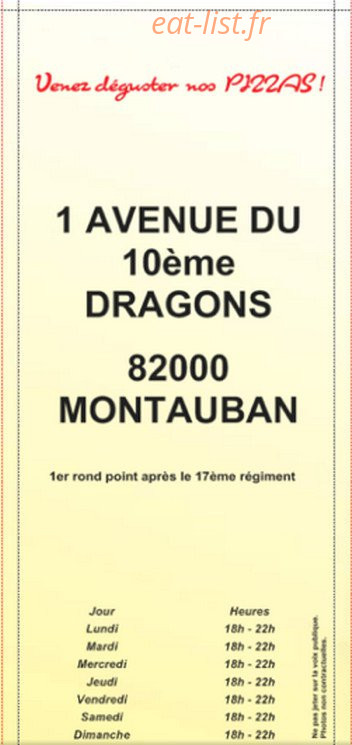Monsieur pizza — carte page 5