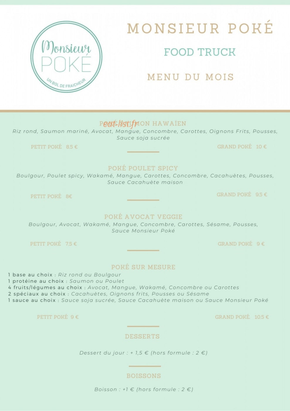 Monsieur Poké — carte page 1