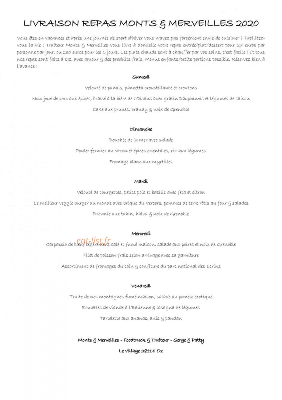 Monts & Merveilles — carte page 1