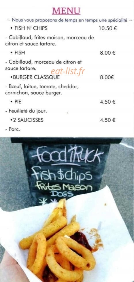 More Than Frites — carte page 2