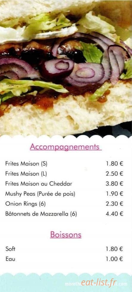 More Than Frites — carte page 4