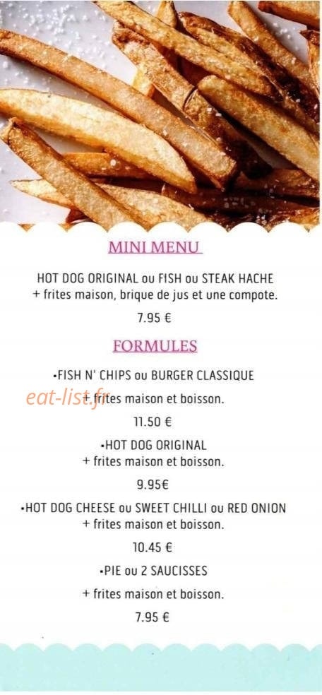 More Than Frites — carte page 5