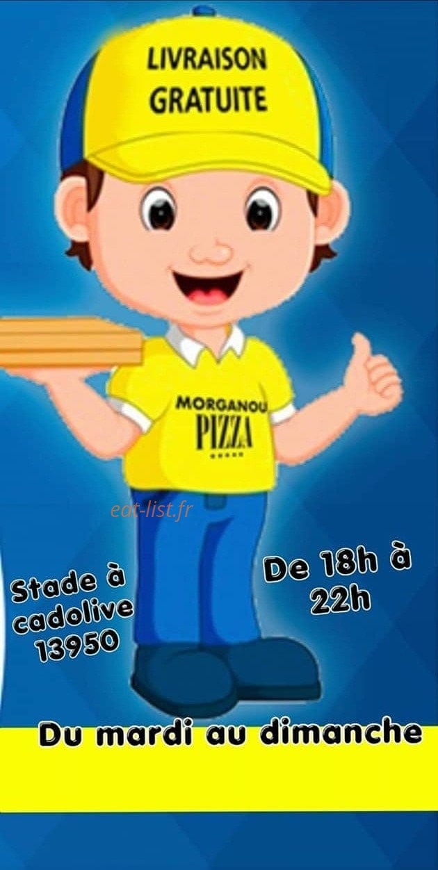 Morganou Pizza — carte page 1