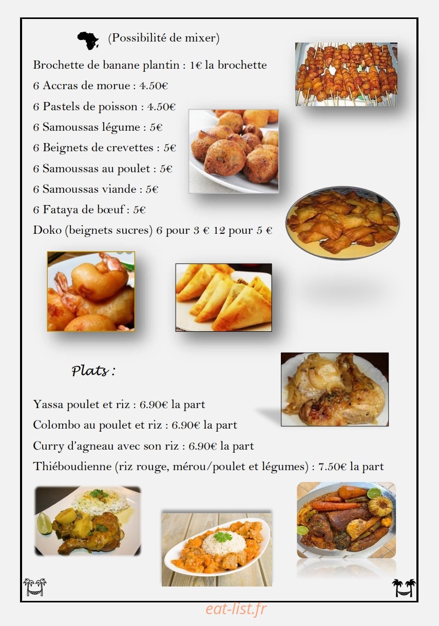 Mouli-Food — carte page 2