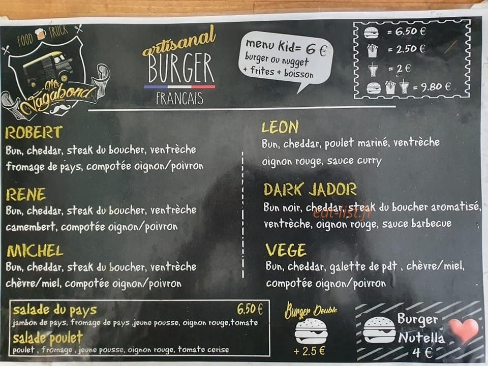 Mr Vagabond — carte page 1