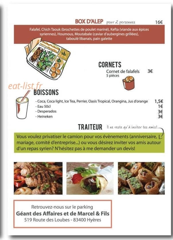 My Sweet Alep — carte page 2