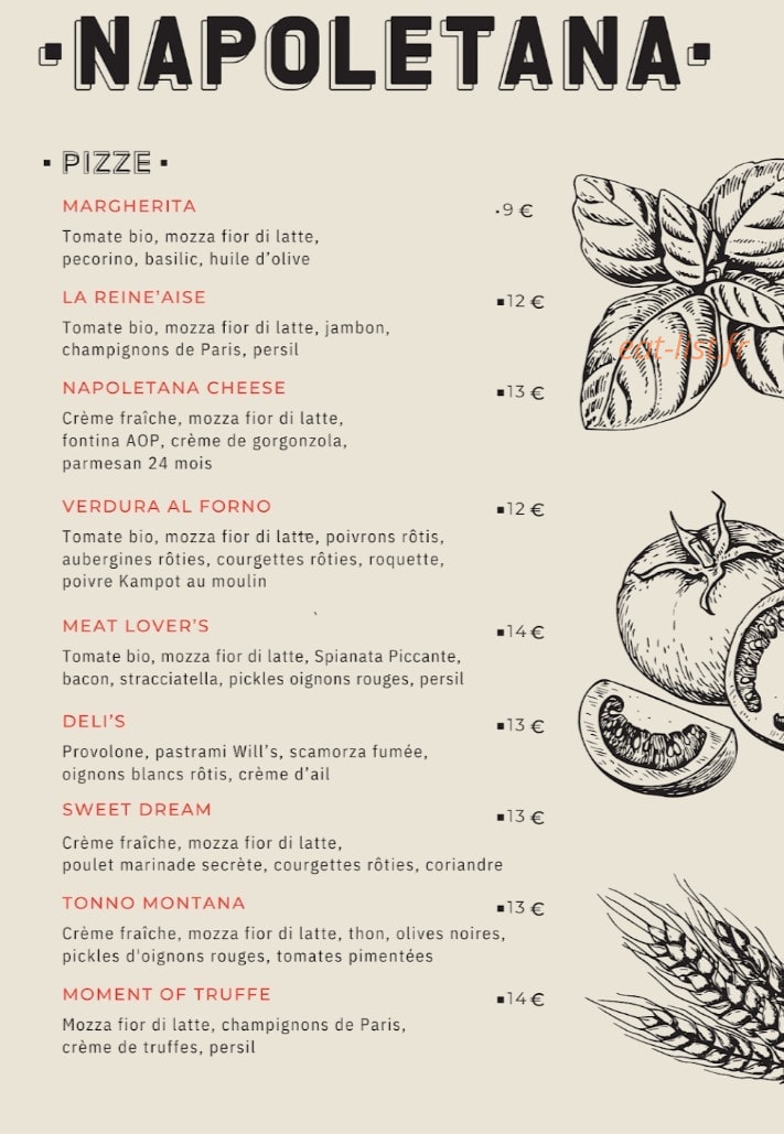 Napoletana — carte page 1