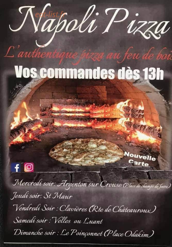 Napoli Pizza — carte page 1
