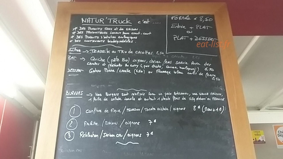 Natur'truck — carte page 1