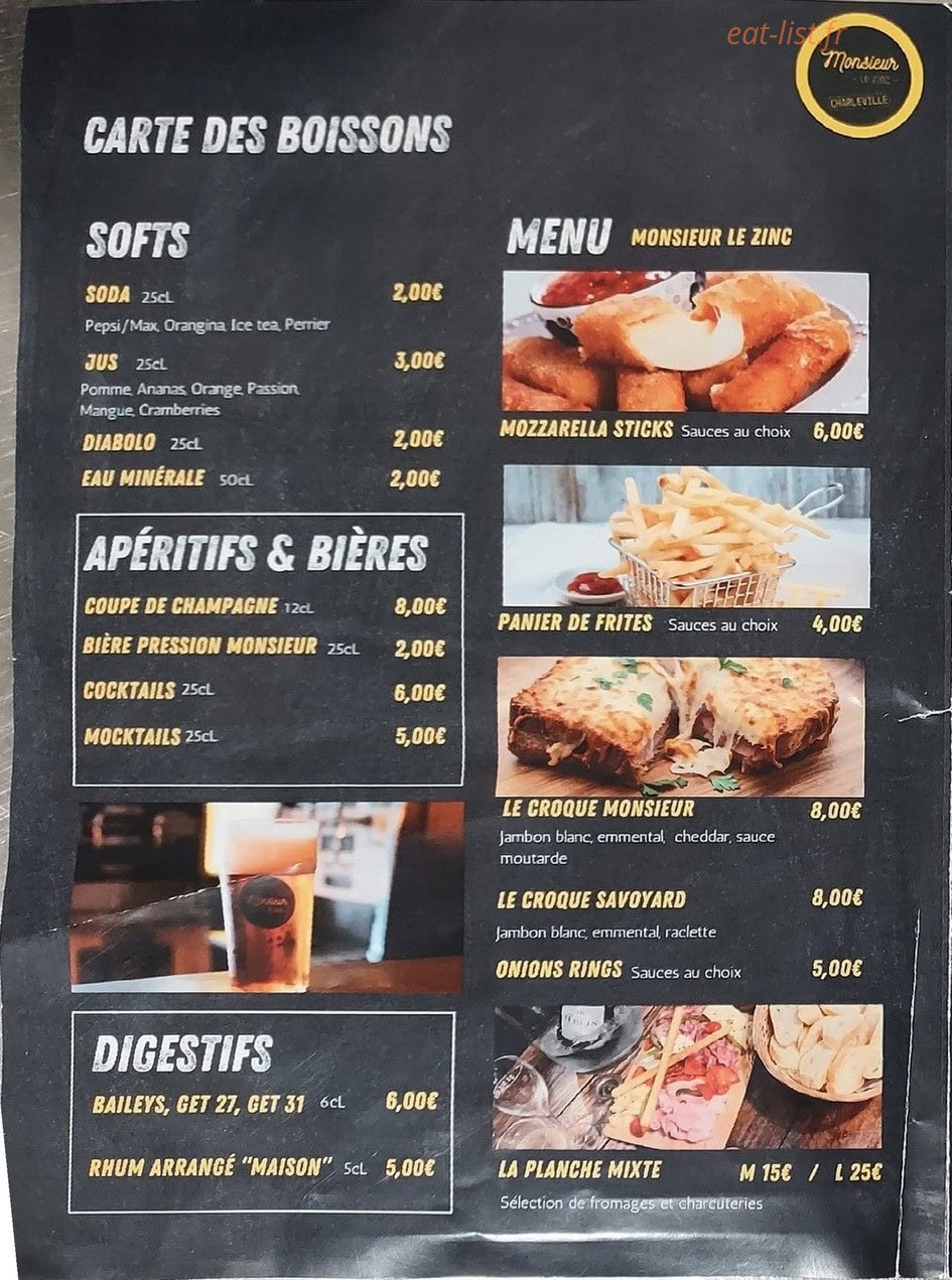 Nicky Thaï Food — carte page 2