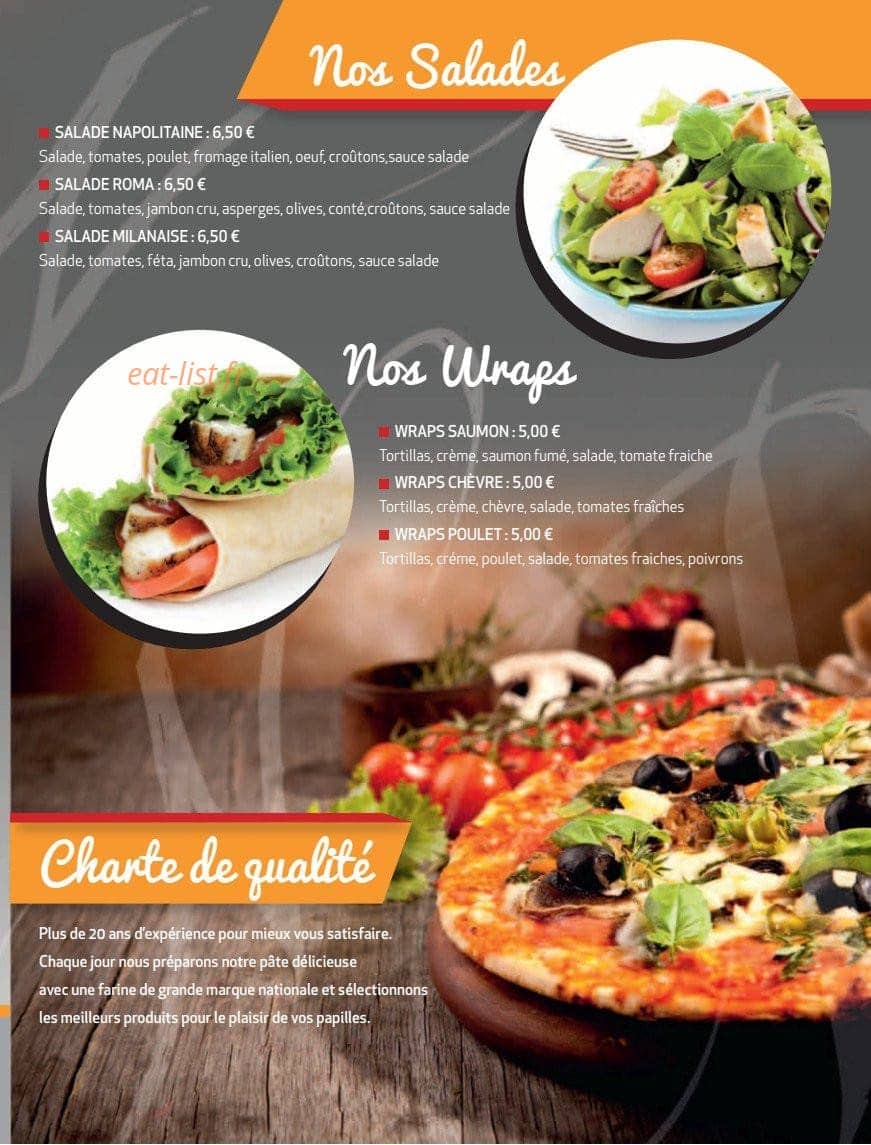 Nina pizza — carte page 3