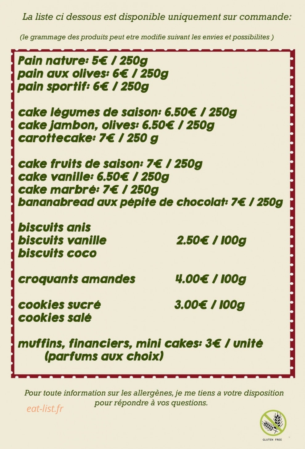 Noëlla Et Ses Pizzas — carte page 1