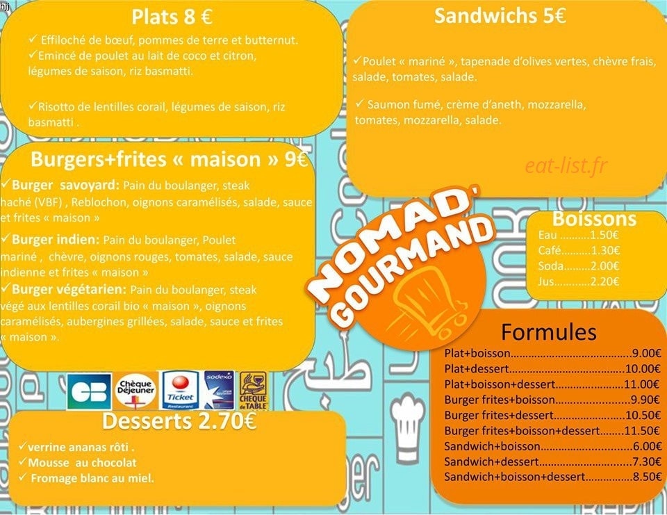 NomadGourmand — carte page 1