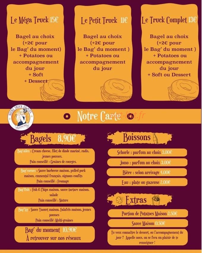 Notre Truck en Plus — carte page 1
