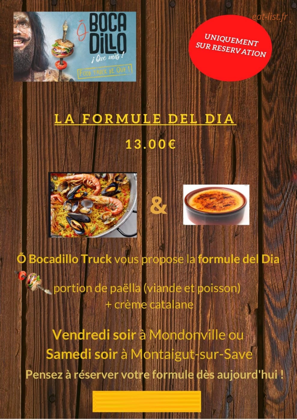 Õ Bocadillo — carte page 1