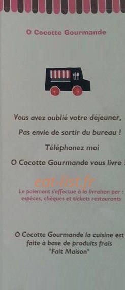O Cocotte Gourmande — carte page 6