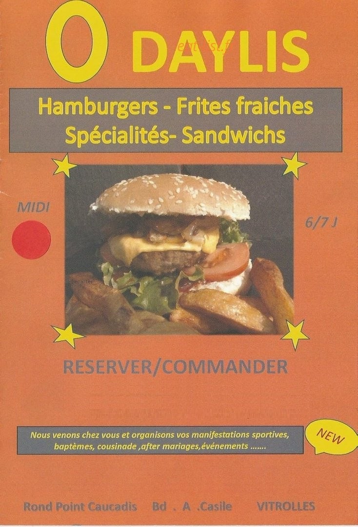 O'Daylis — carte page 1