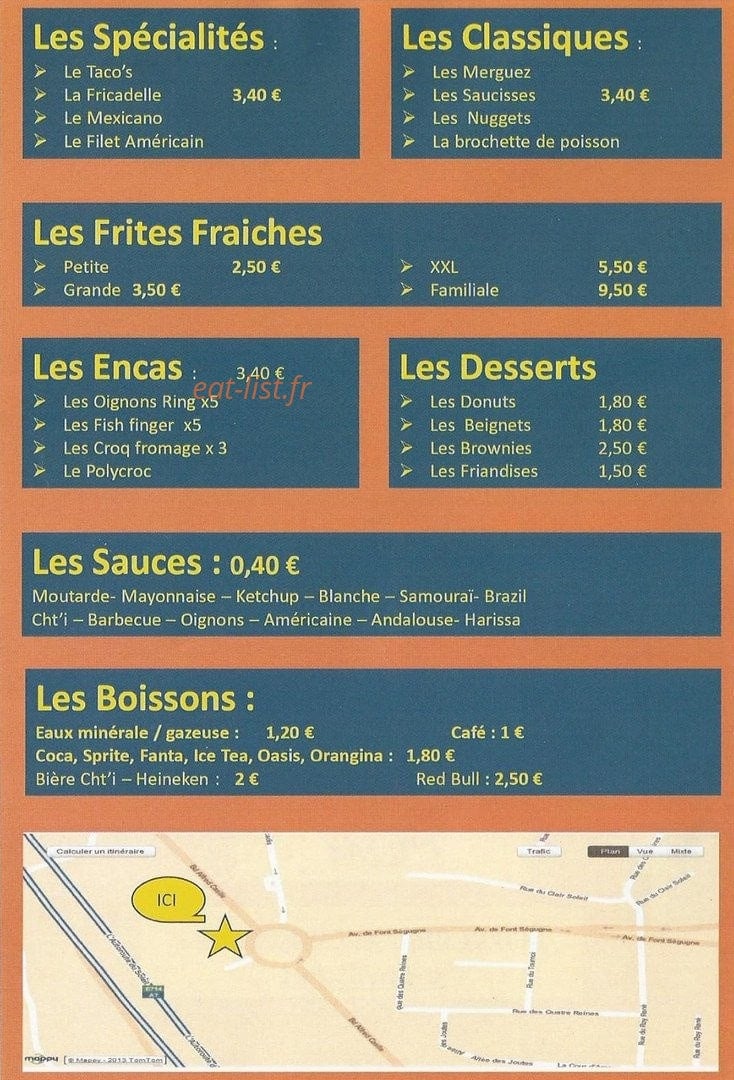 O'Daylis — carte page 4