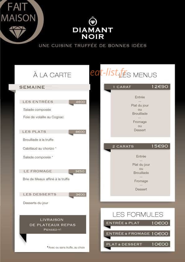 Ô Diamant Noir — carte page 1