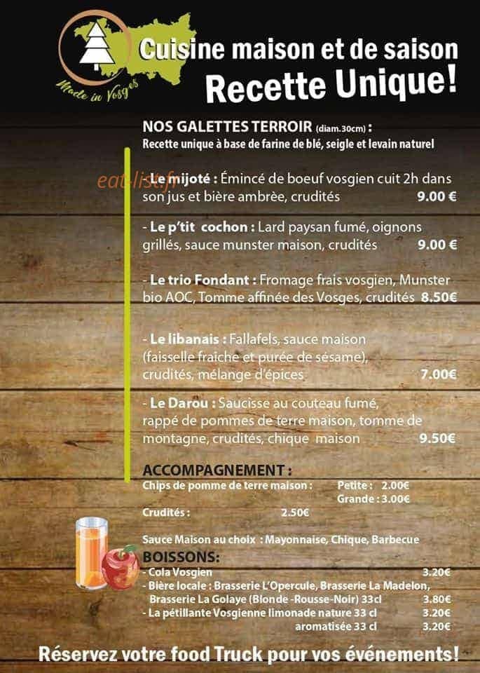 O Kam du Terroir — carte page 1