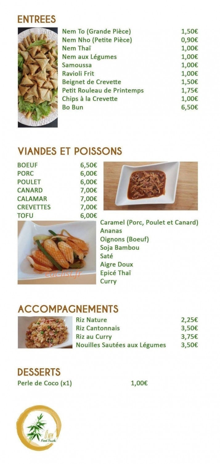 Ô Nem — carte page 1