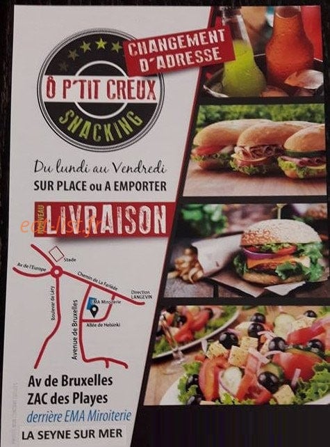 Ô p'tit creux — carte page 1