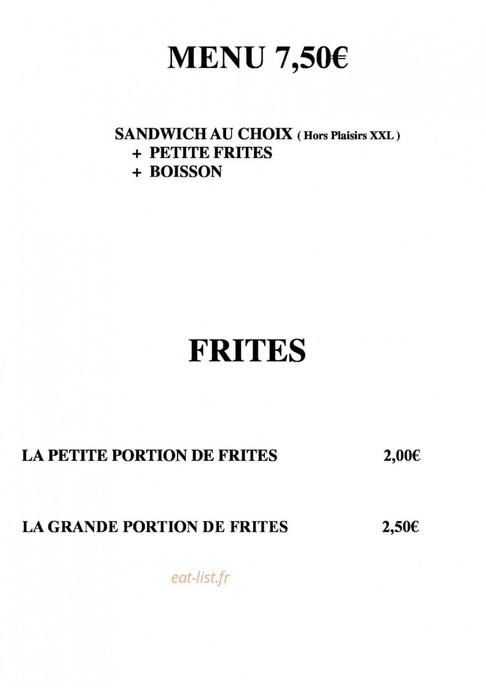 O Petits Plaisirs — carte page 6