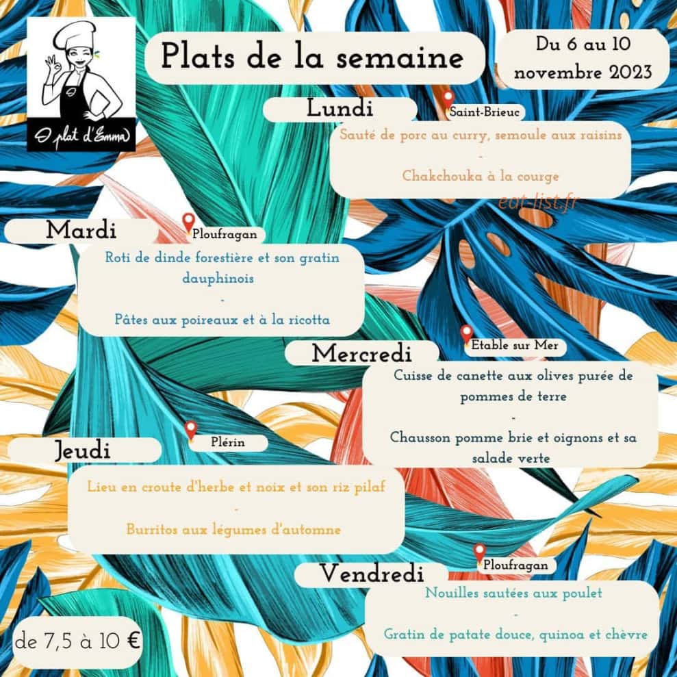O'Plat D'Emma — carte page 1