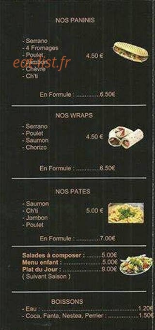 O Plat 'zza — carte page 3