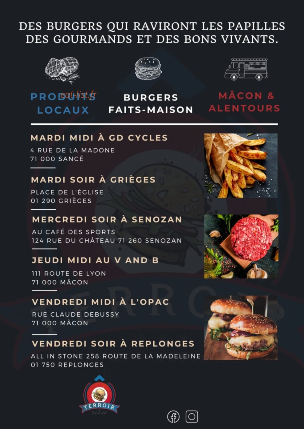 Ô Terroir — carte page 4