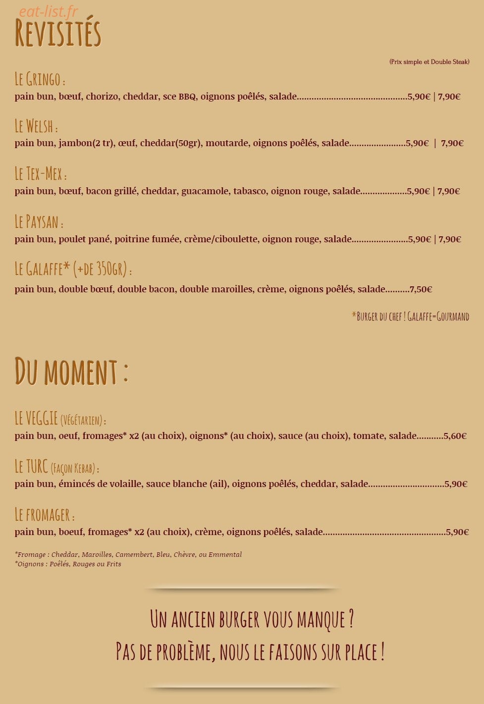 O'Wagon — carte page 2
