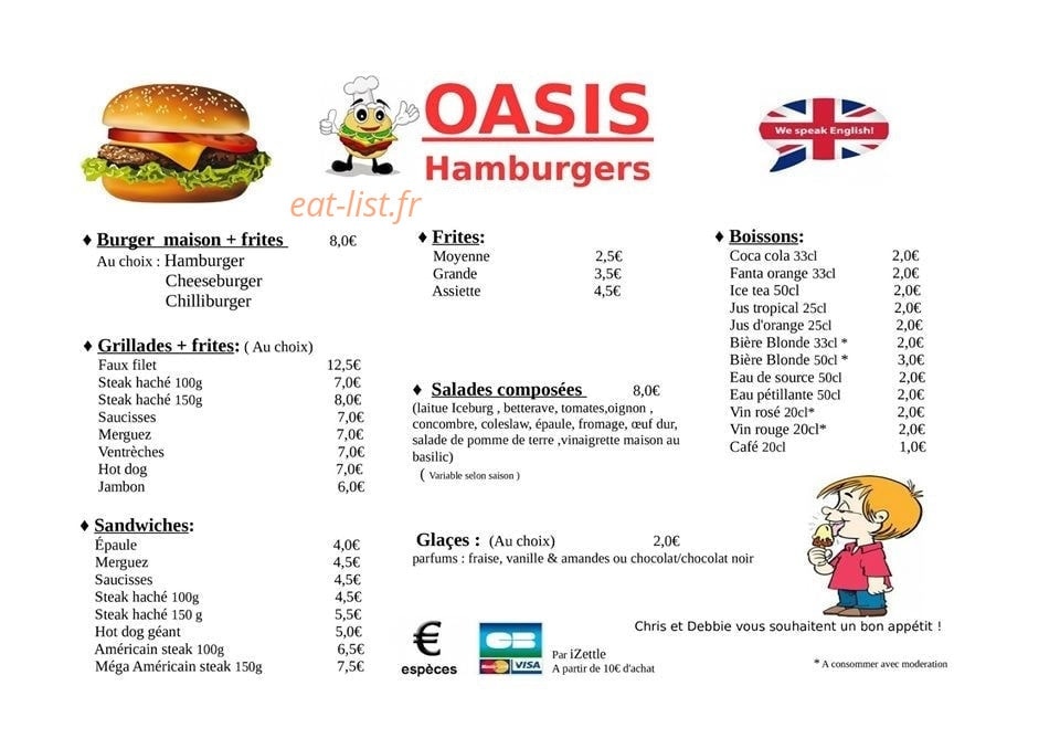 Oasis — carte page 1