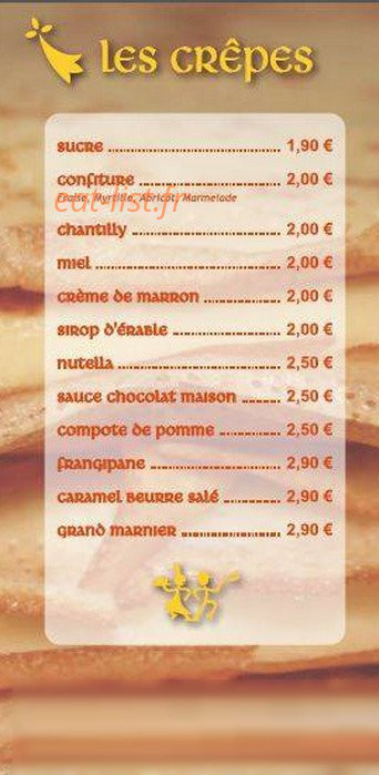 Oh des crêpes — carte page 3