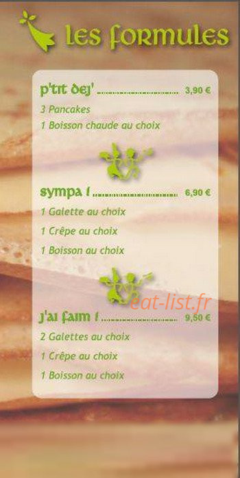 Oh des crêpes — carte page 4