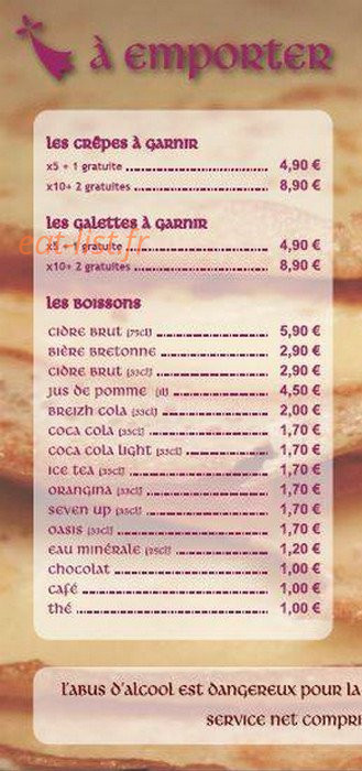 Oh des crêpes — carte page 5
