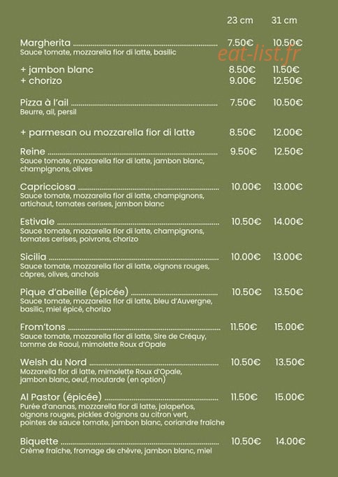Olive — carte page 2