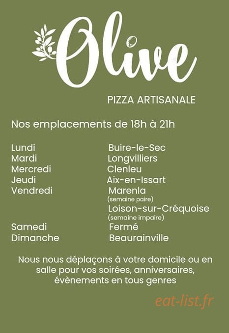 Olive — carte page 1