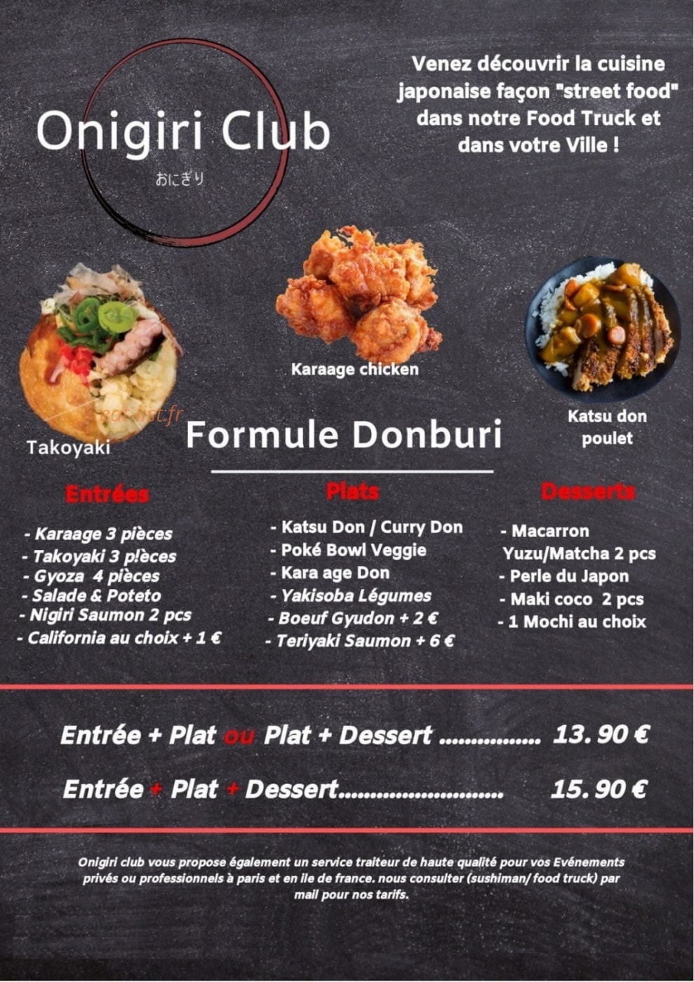 Onigiri Club — carte page 4