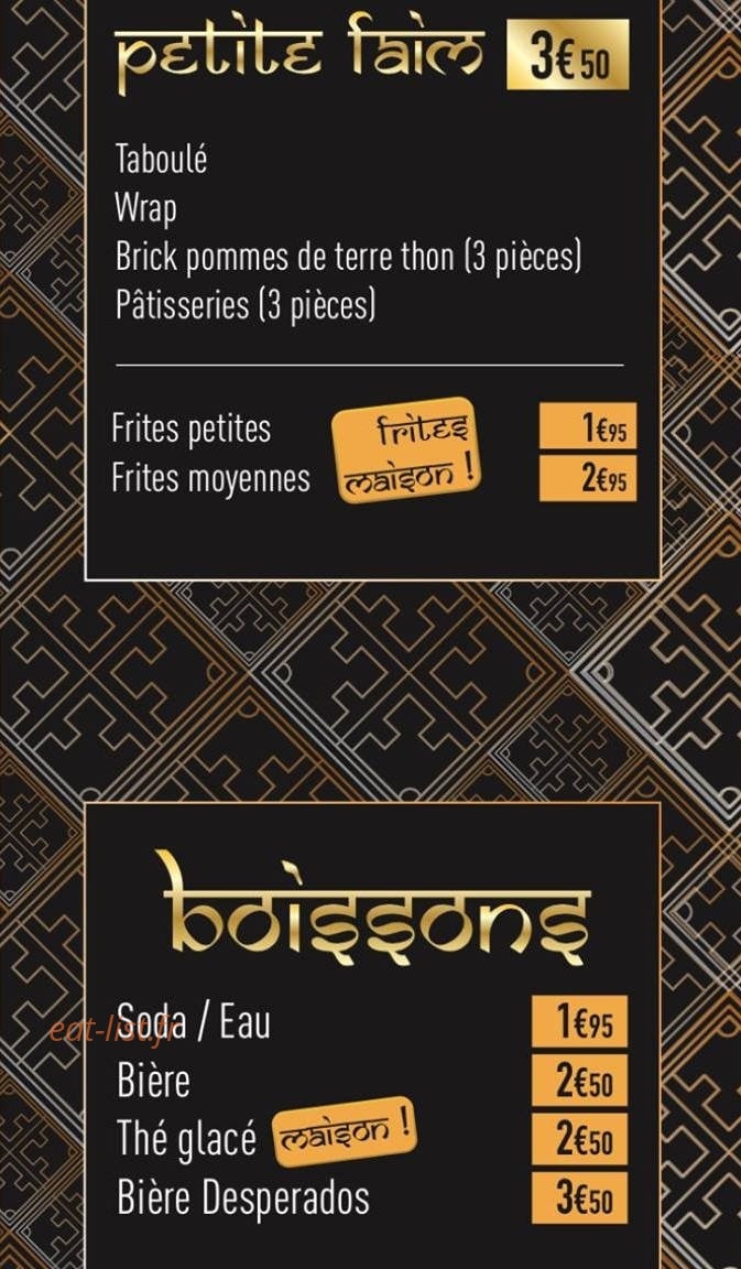 Orient express chez alex — carte page 2