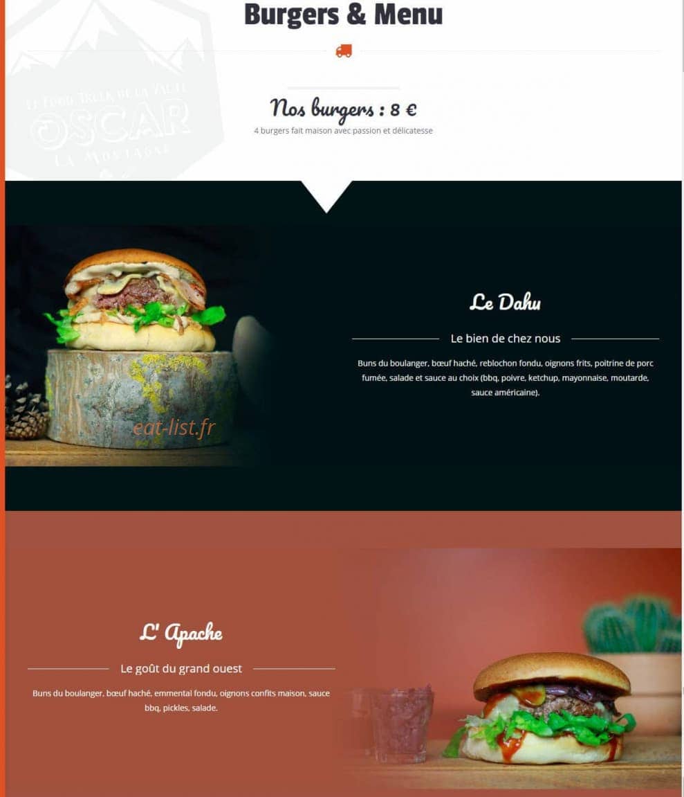 Oscars — carte page 1