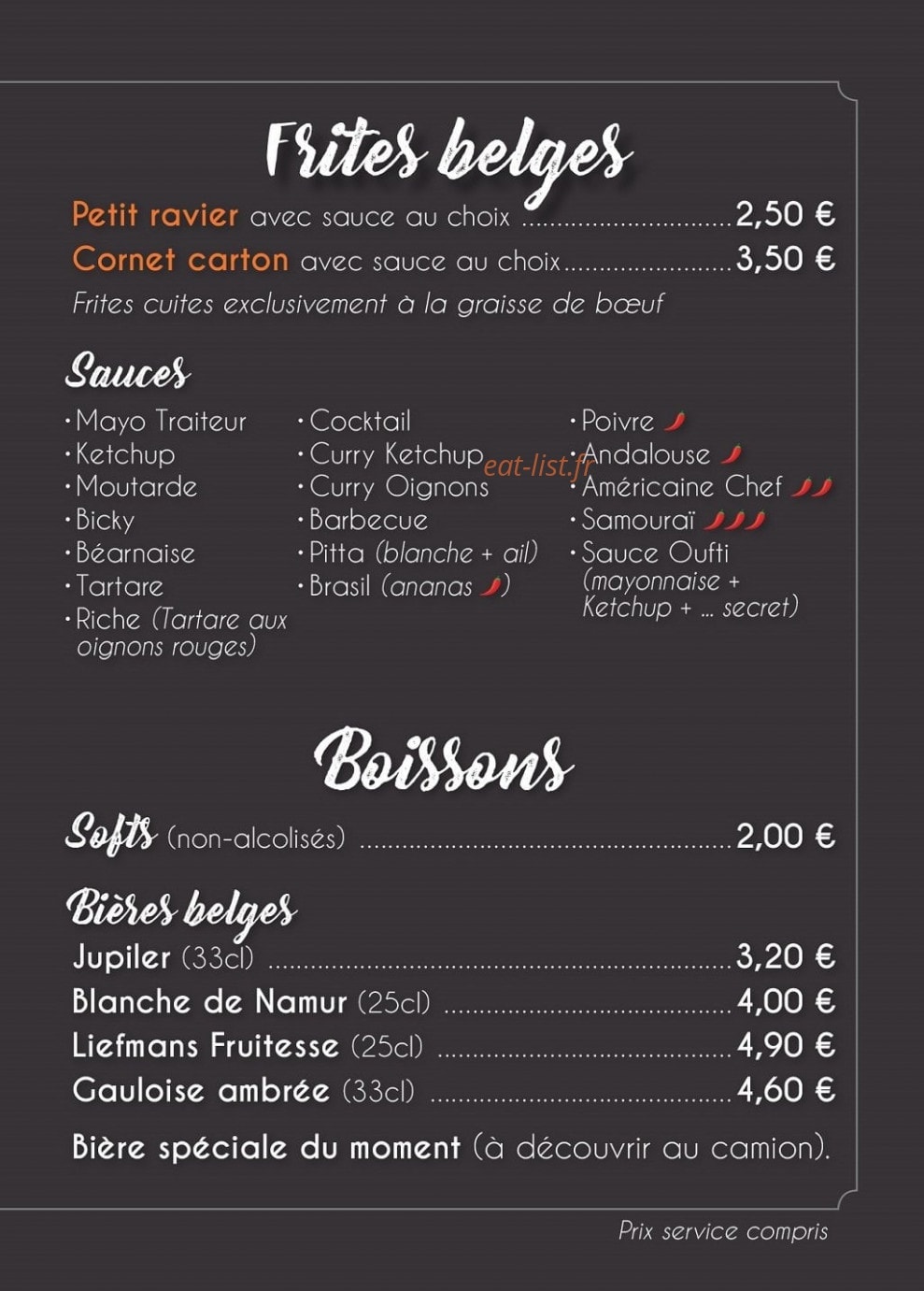 Oufti Kitchen — carte page 3