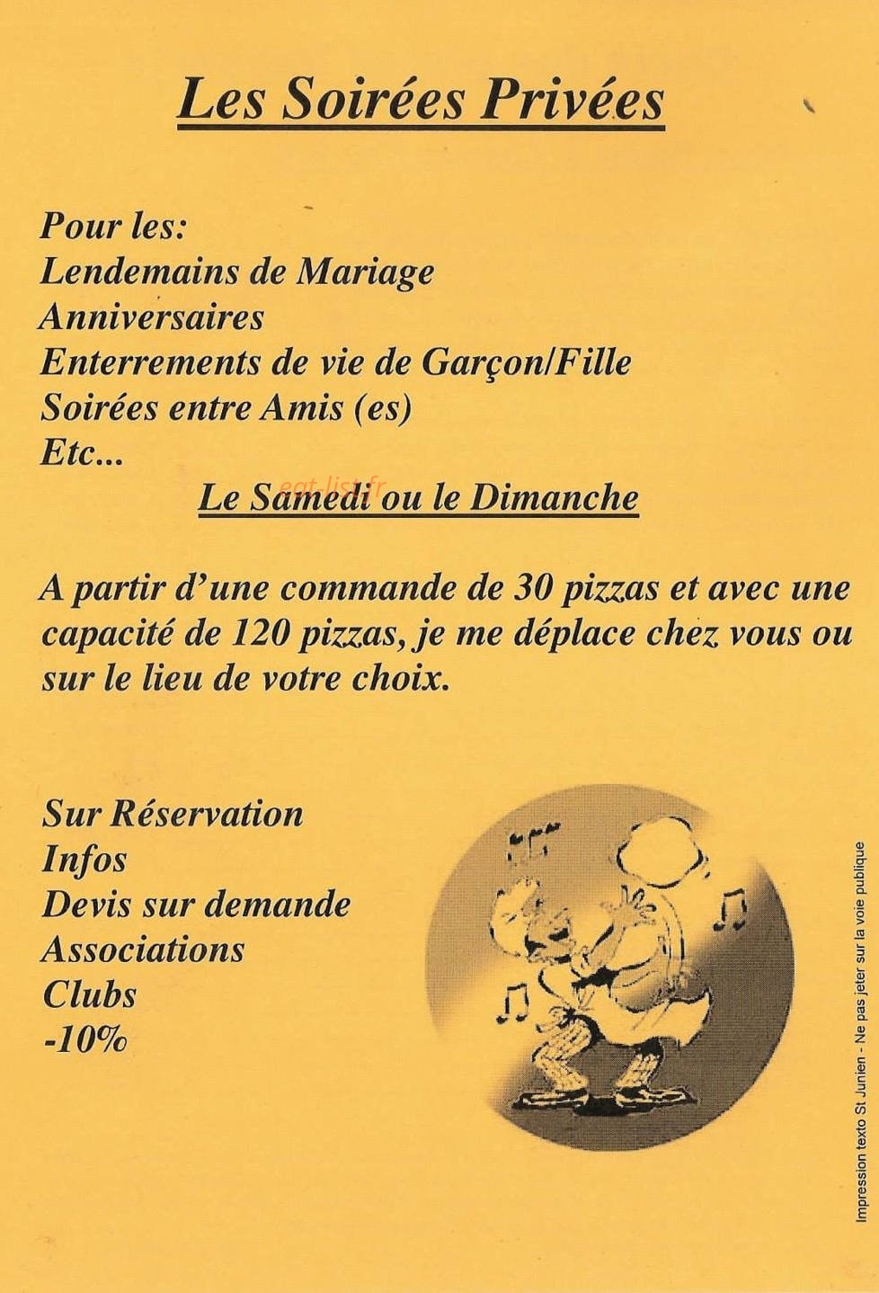 Papa Pizza — carte page 4