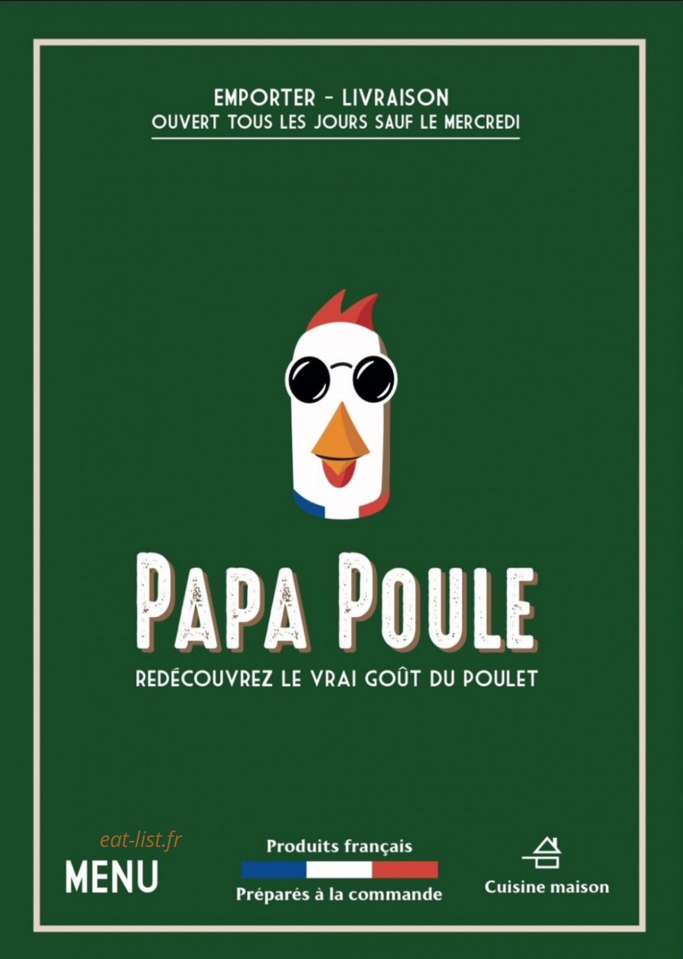 PapaPoule — carte page 1