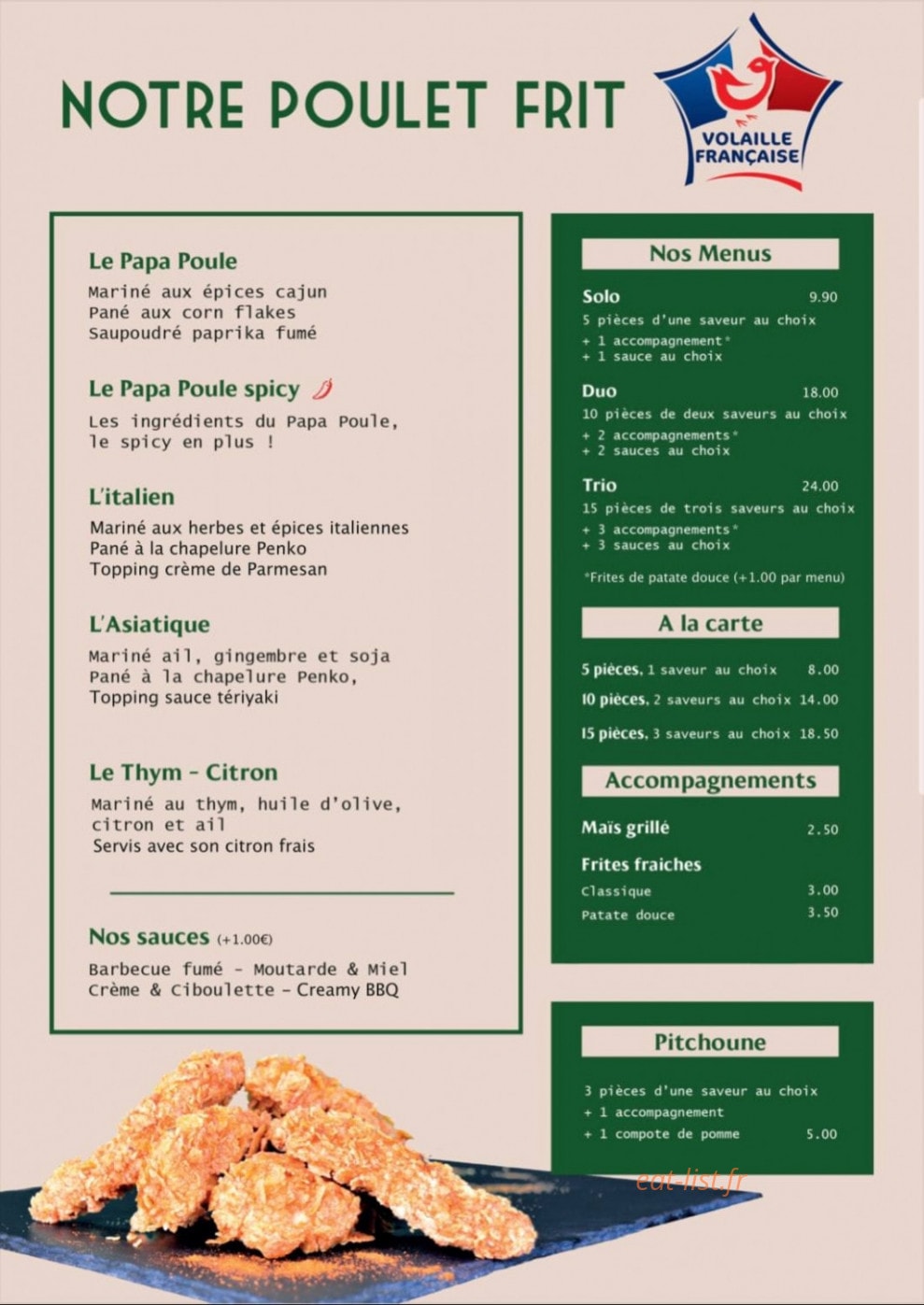 PapaPoule — carte page 2