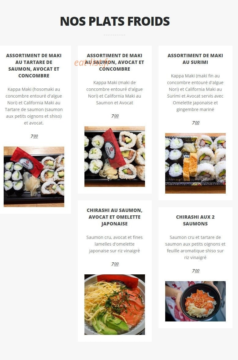 Peko Peko — carte page 3