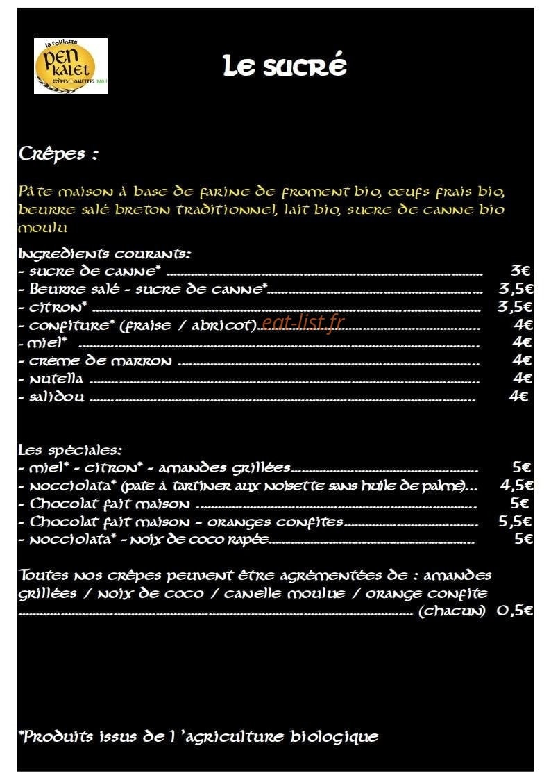 Pen Kalet — carte page 2