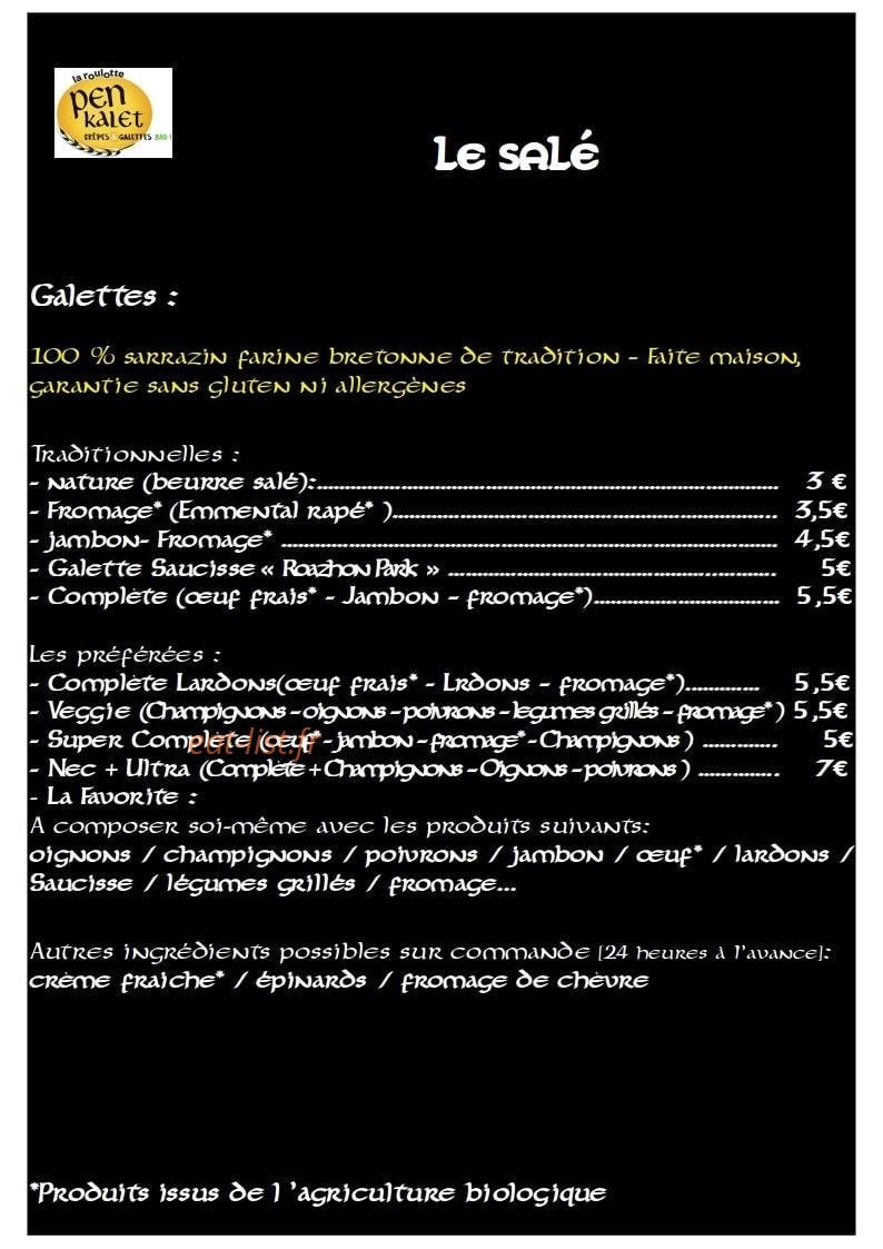 Pen Kalet — carte page 1